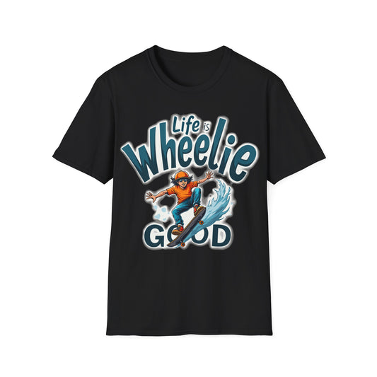 Life Is Wheelie Good With Sunglasses T-Shirt