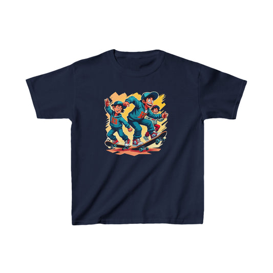 Skateboarding Buddies Kid's Tee