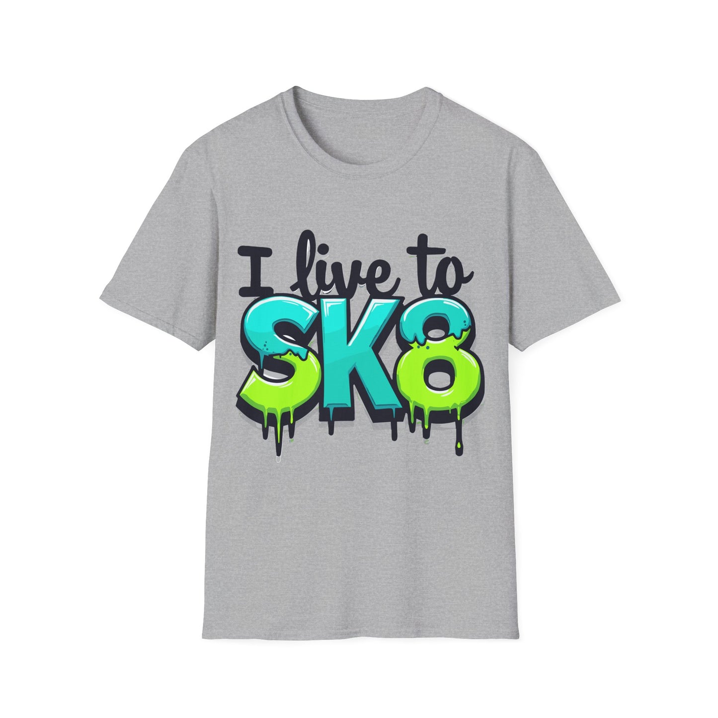 I Live To Sk8 Drip T-Shirt