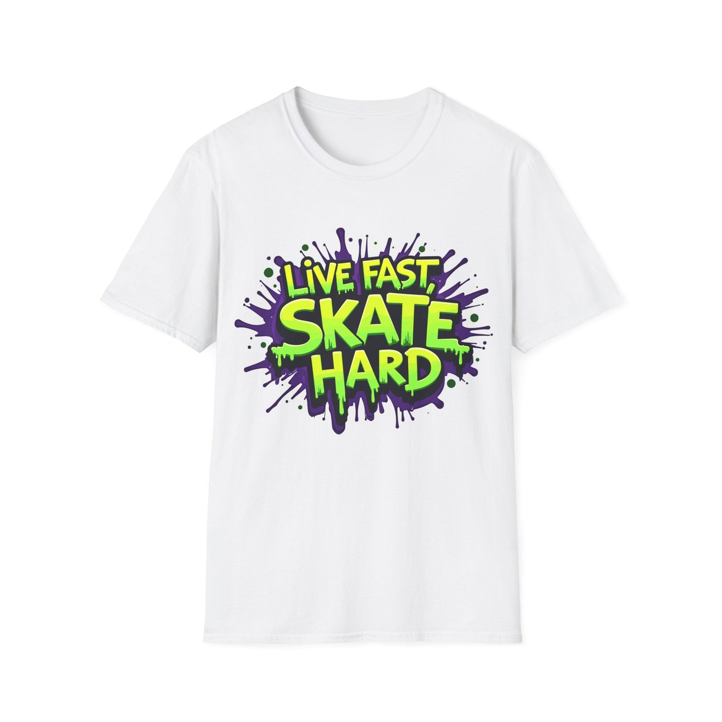 Live Fast, Skate Hard Graphic T-Shirt