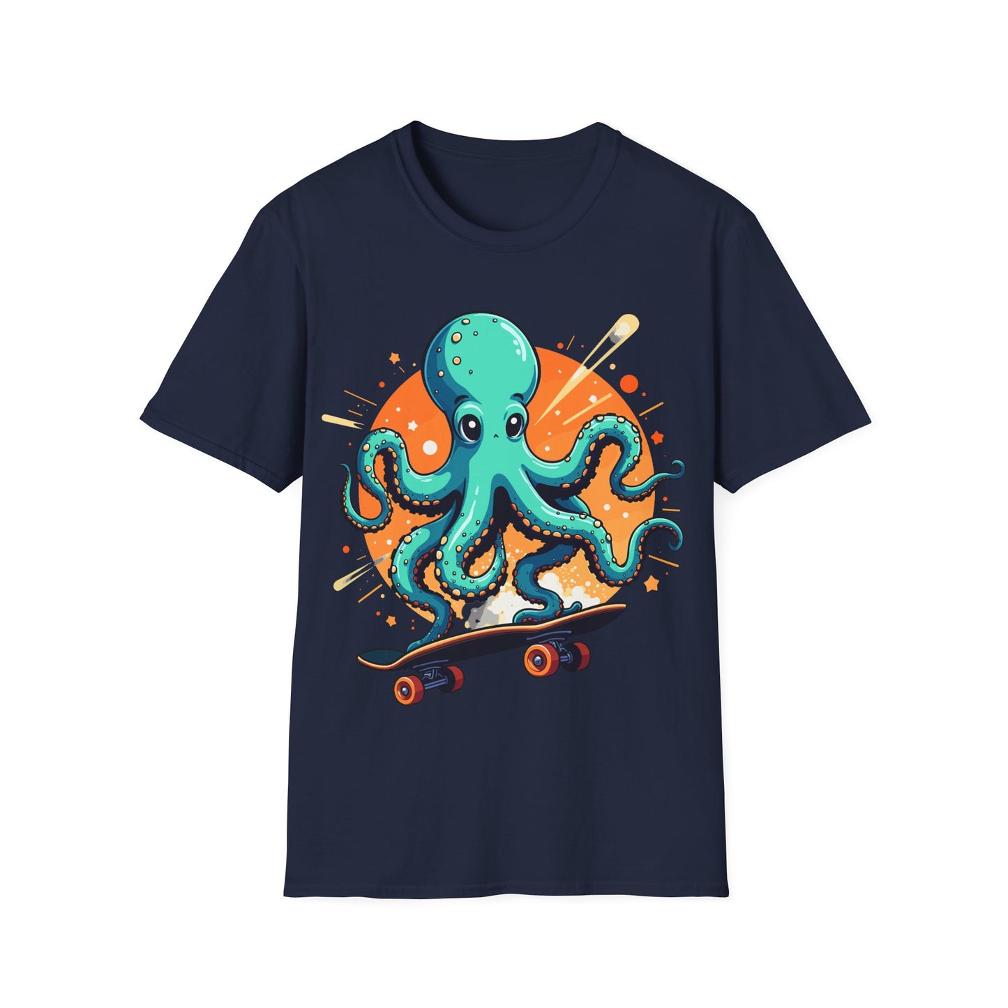 Skateboarding Octopus T-Shirt