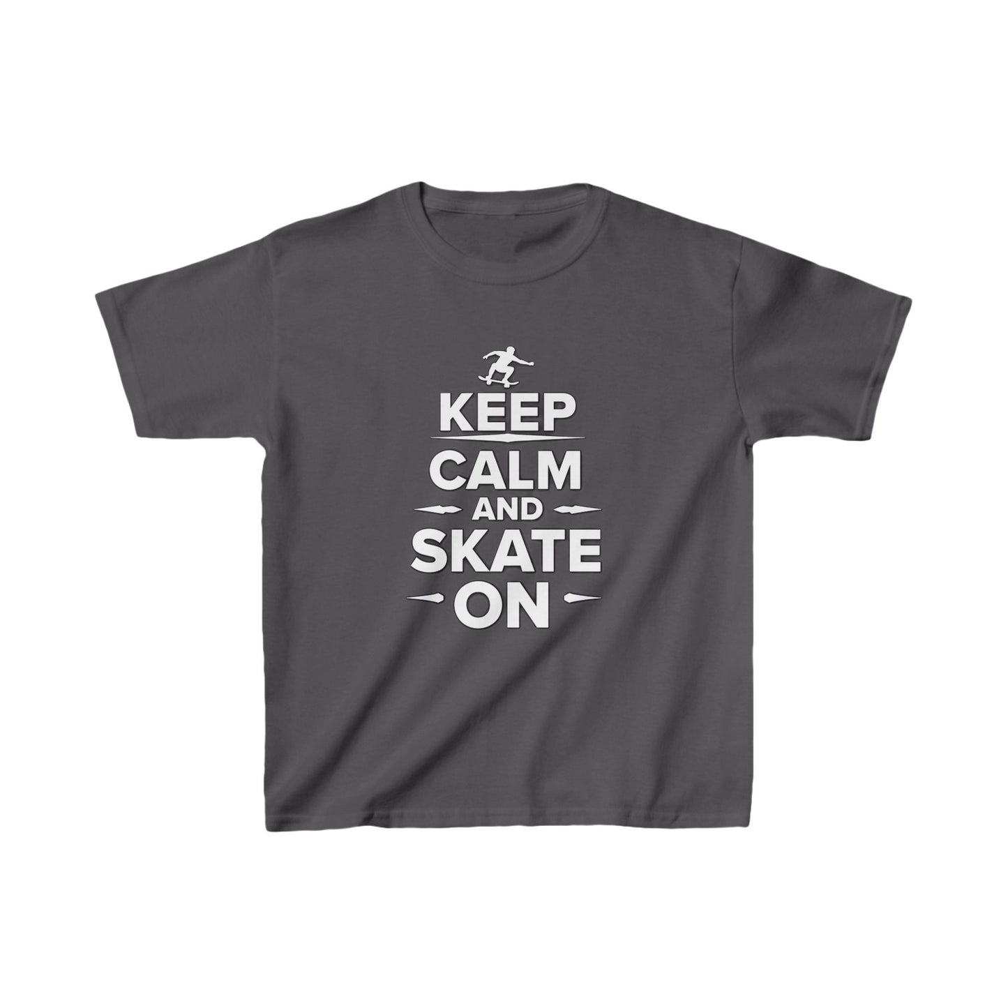 Keep Calm And Skate On Kid's Tee