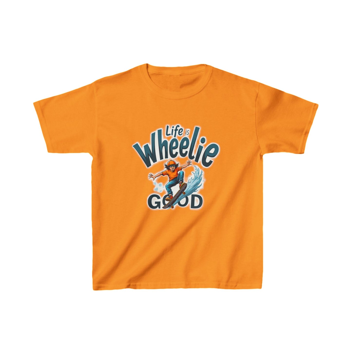 Life Is Wheelie Good With Sunglasses Kid's Tee