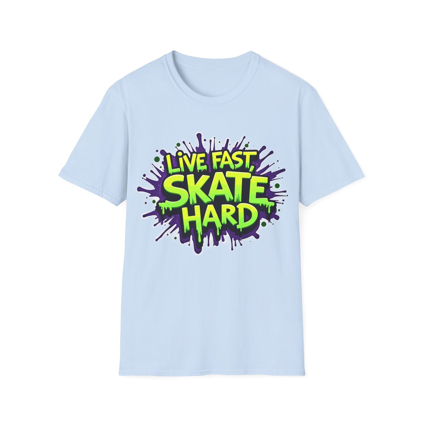 Live Fast, Skate Hard Graphic T-Shirt