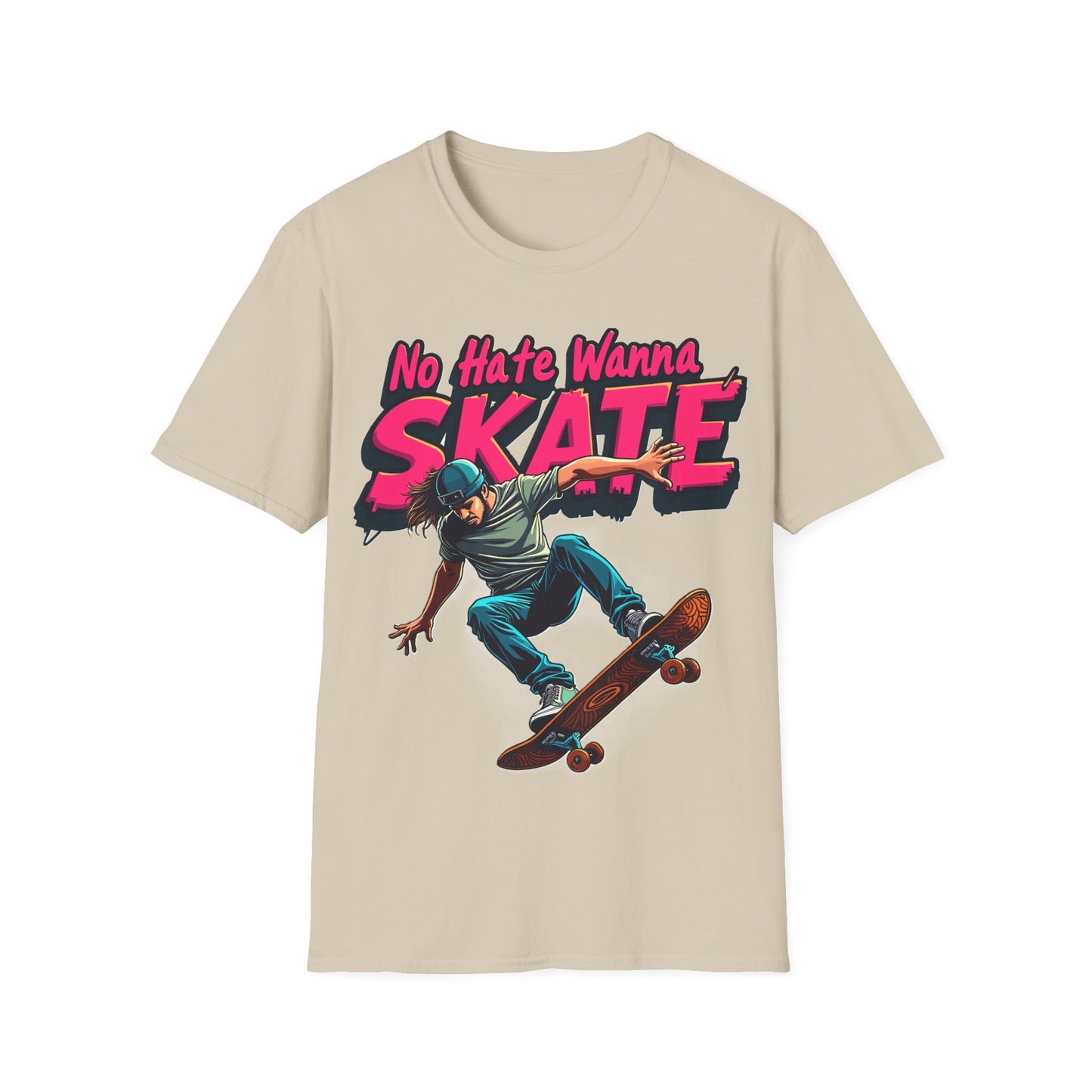 No Hate Wanna Skate T-Shirt