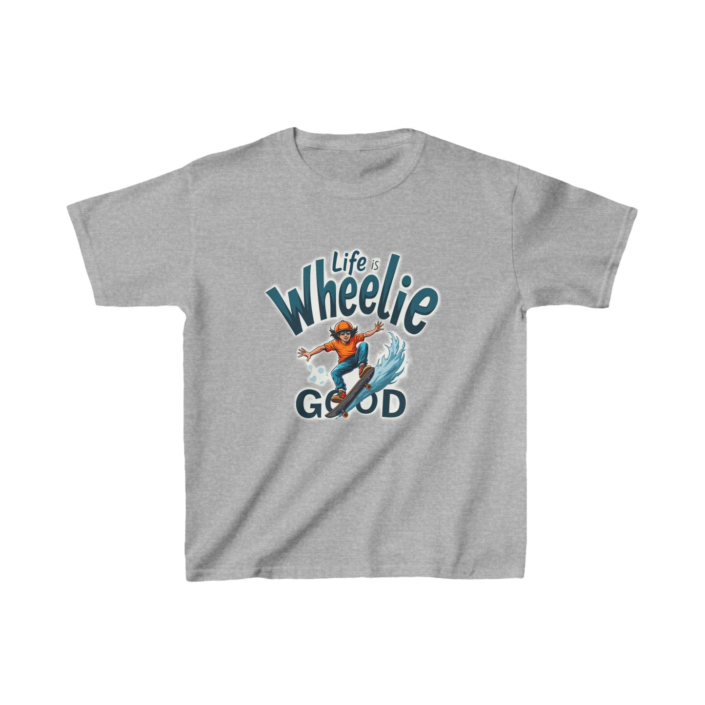 Life Is Wheelie Good With Sunglasses Kid's Tee