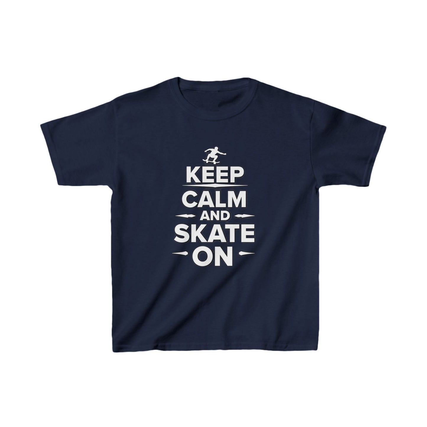 Keep Calm And Skate On Kid's Tee