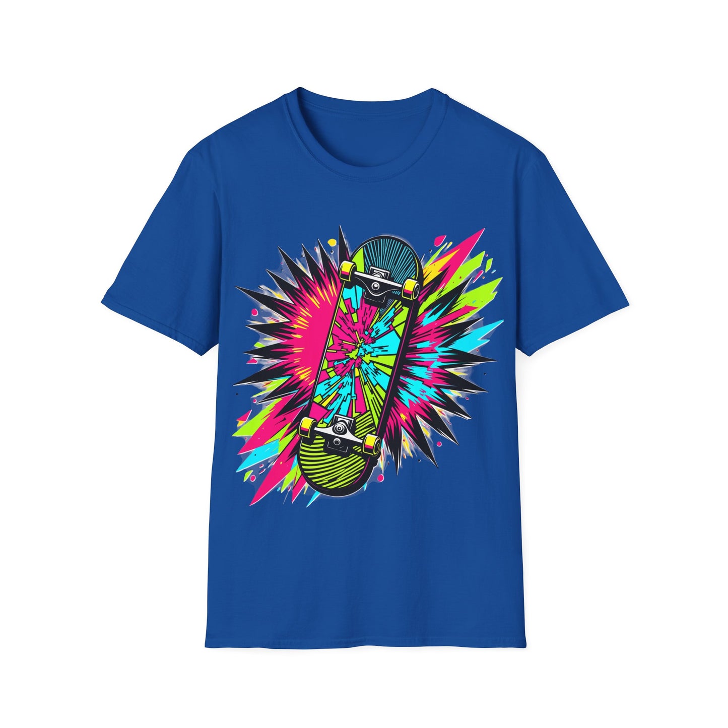 Neon Skateboard T-Shirt