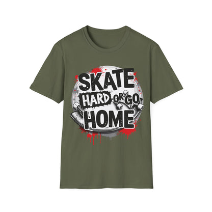 Skate Hard or Go Home Splatter T-Shirt