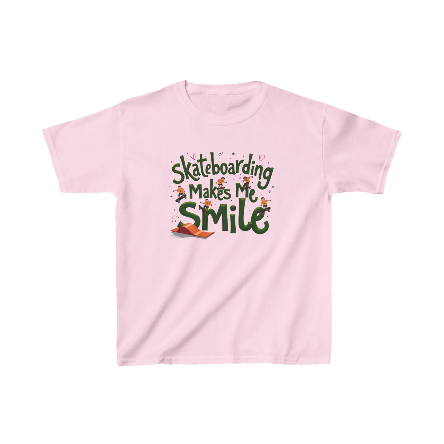 Skateboarding Makes Me Smile Kid's Tee