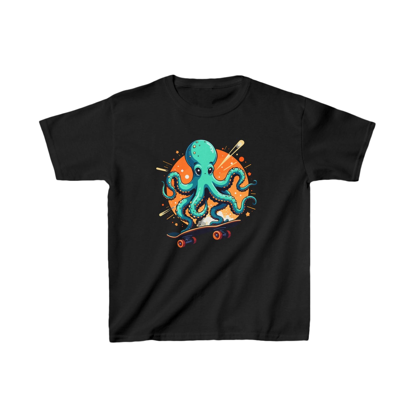 Skateboarding Octopus Kid's Tee