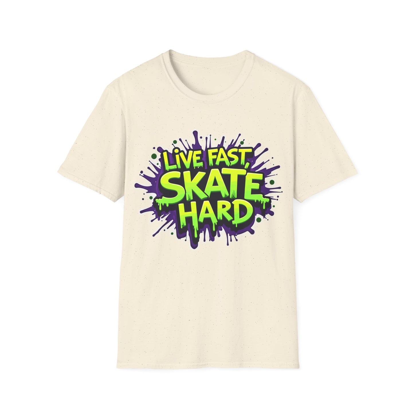 Live Fast, Skate Hard Graphic T-Shirt