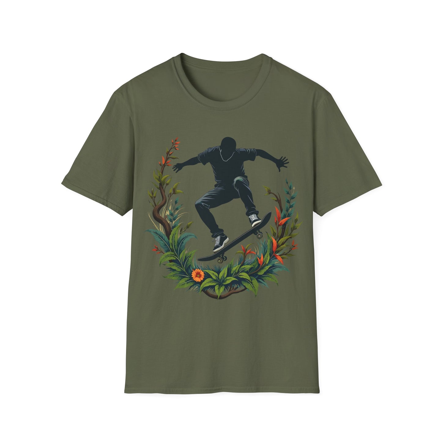 Skateboard Elegance T-Shirt