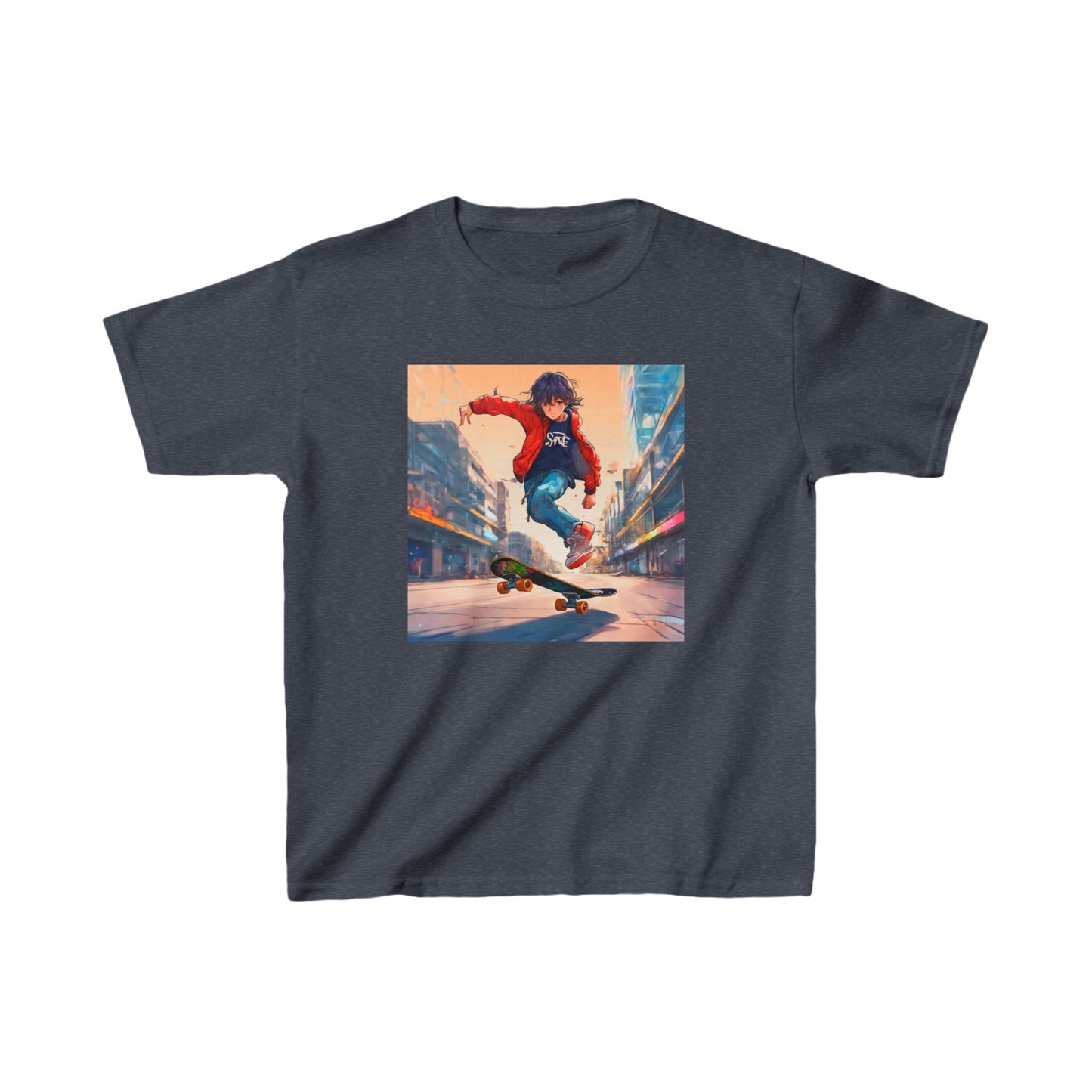 Anime City Boy Kid's Tee