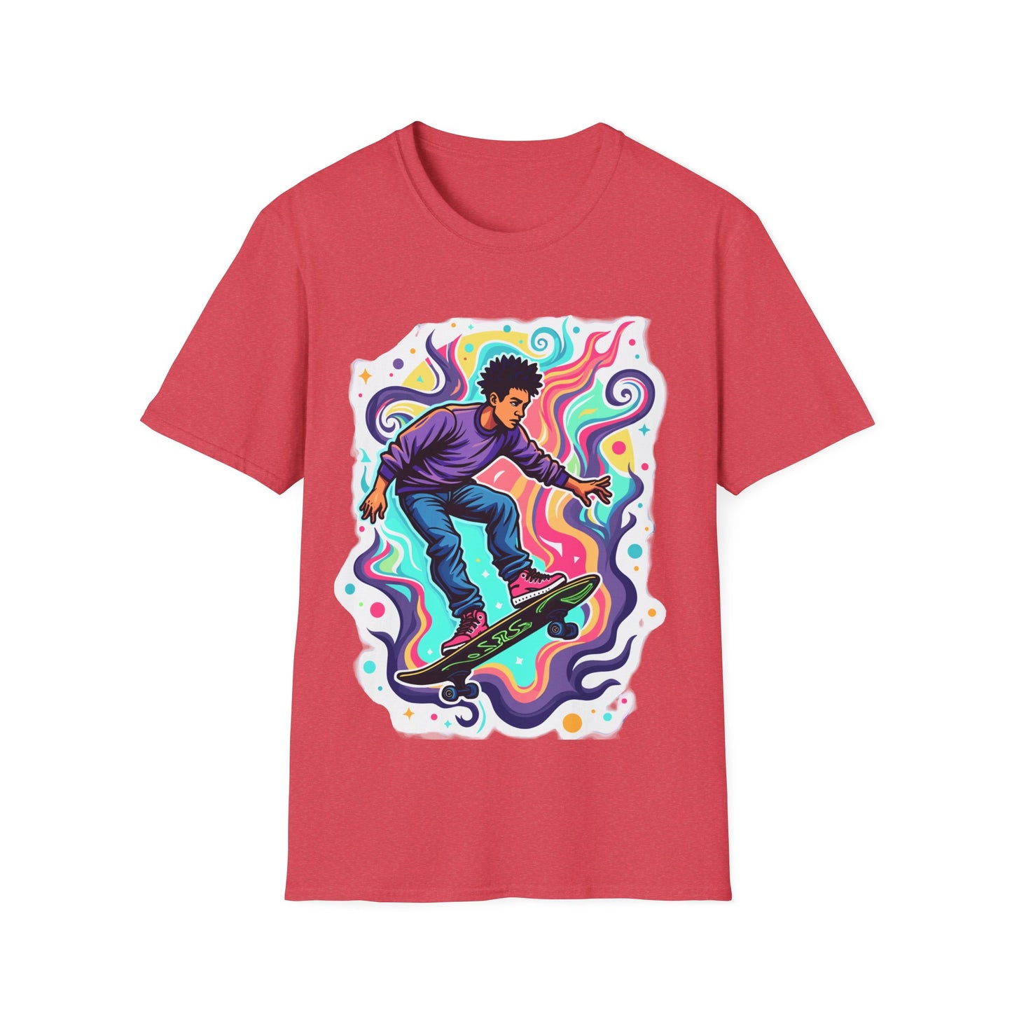 Psychedelic Skateboarder T-Shirt