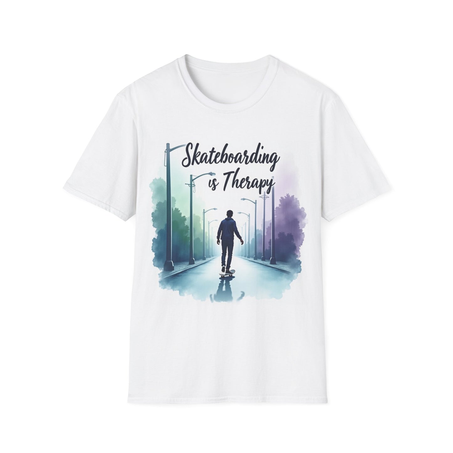 Skateboarding Is Therapy T-Shirt