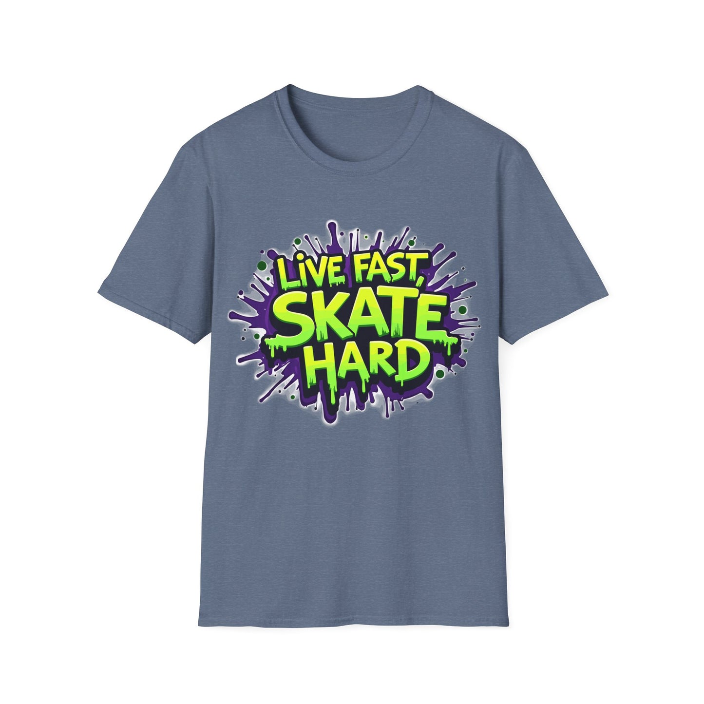 Live Fast, Skate Hard Graphic T-Shirt