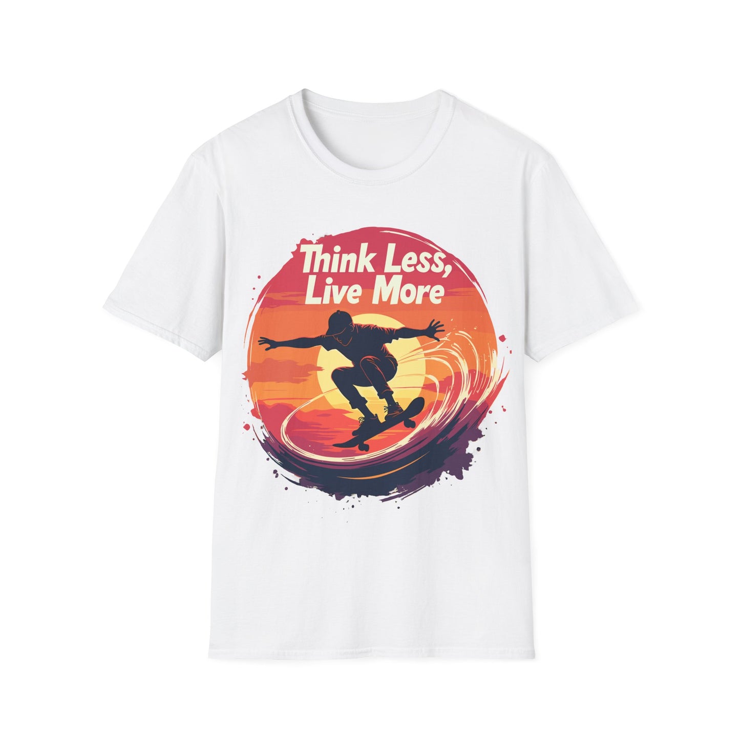 Think Less Live More Swirl T-Shirt