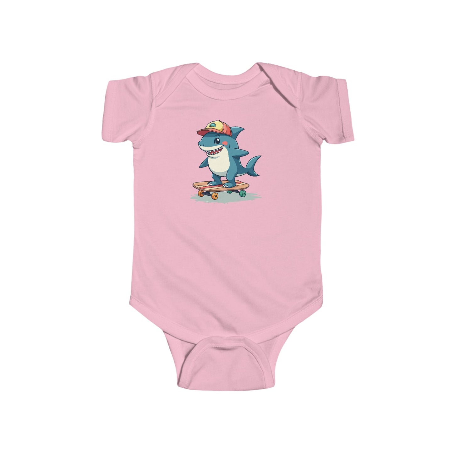 Skateboarding Shark Infant Onesie