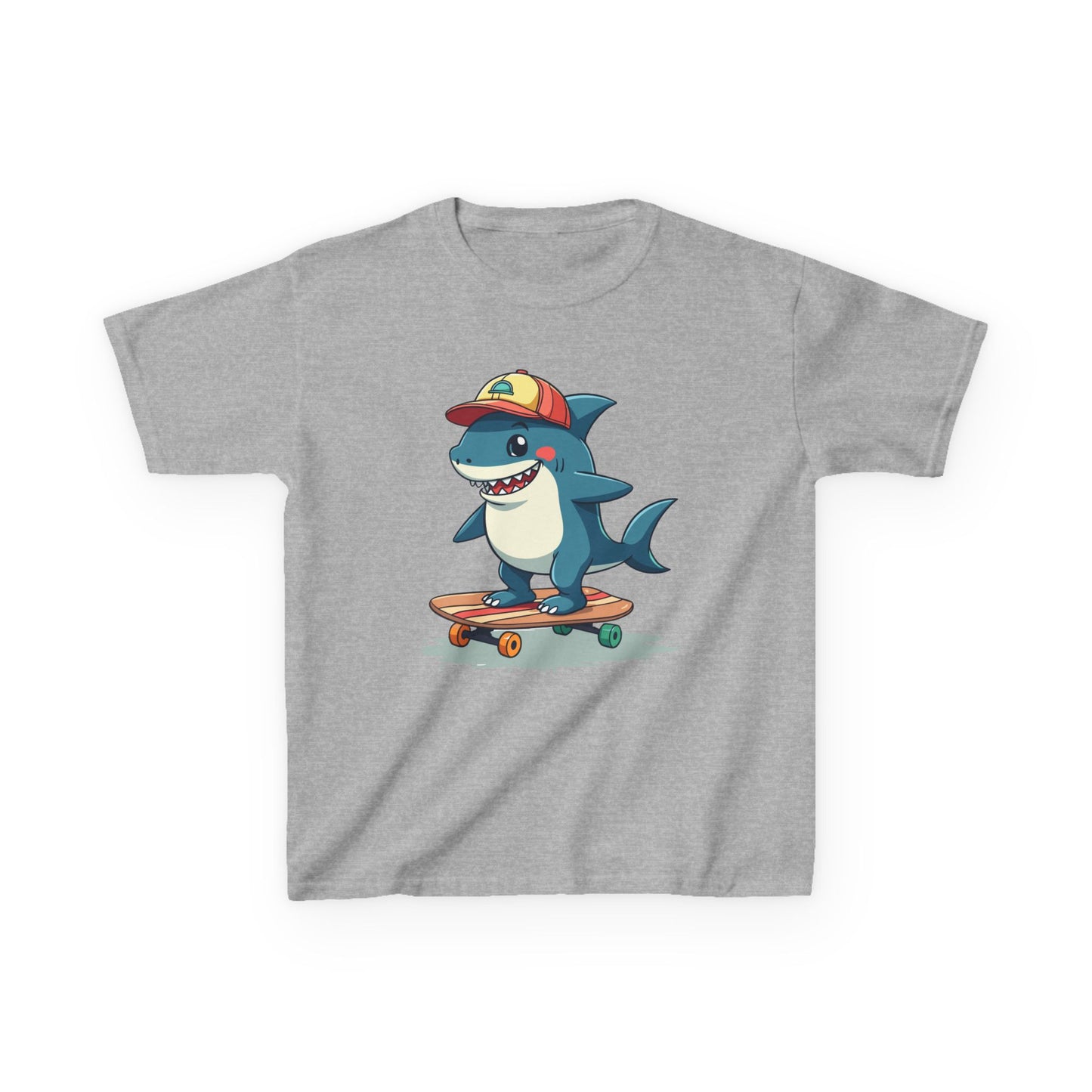 Skateboarding Shark Kid's Tee