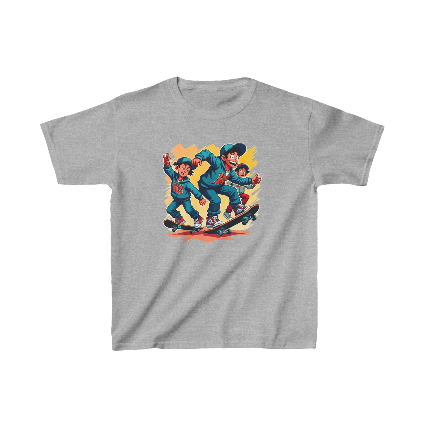 Skateboarding Buddies Kid's Tee