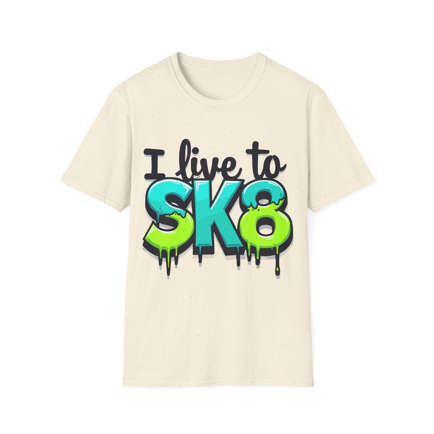 I Live To Sk8 Drip T-Shirt