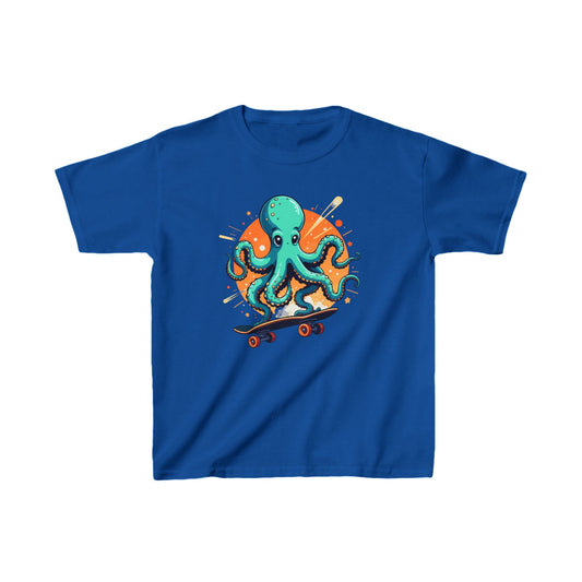 Skateboarding Octopus Kid's Tee