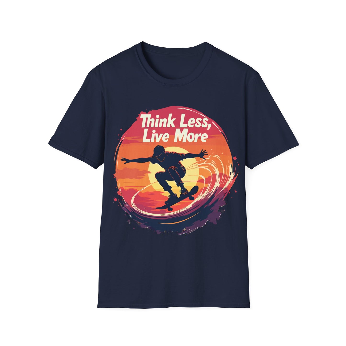 Think Less Live More Swirl T-Shirt