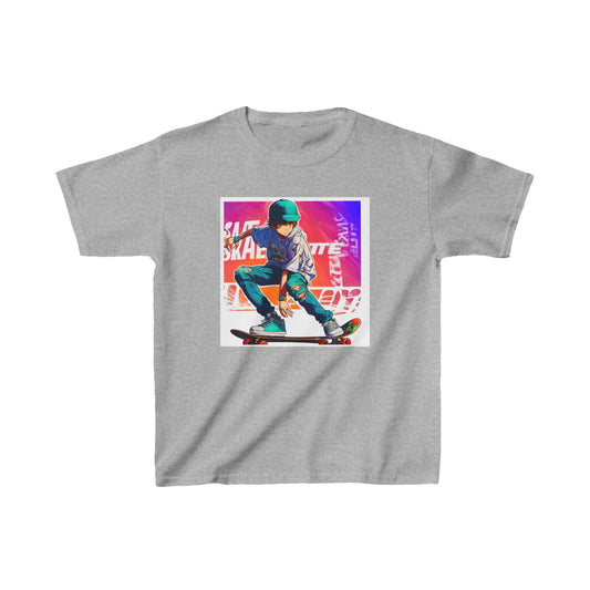 Anime Skateboarder Kid's Tee