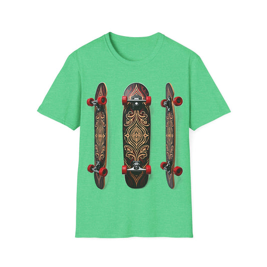 Three Tribal Wood Skateboards T-Shirt