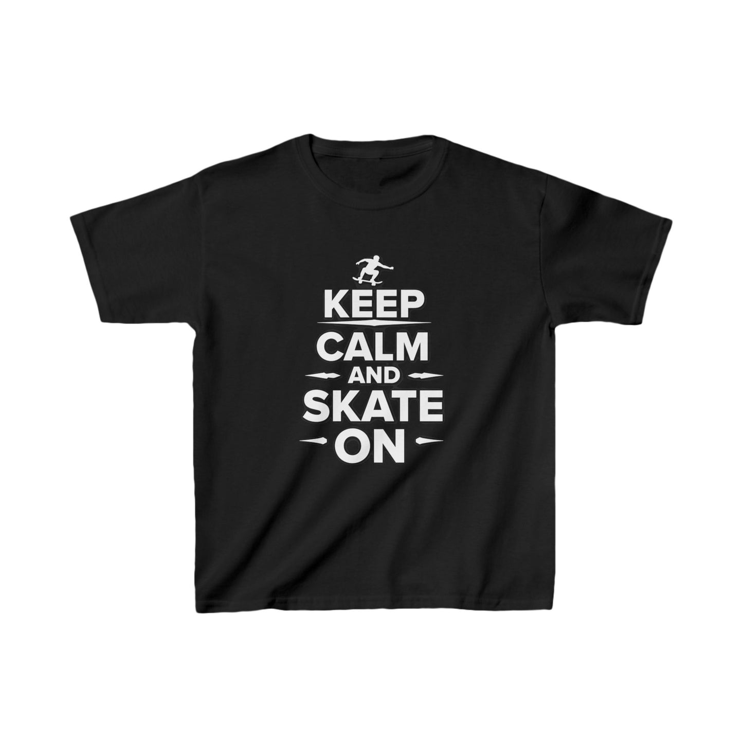 Keep Calm And Skate On Kid's Tee
