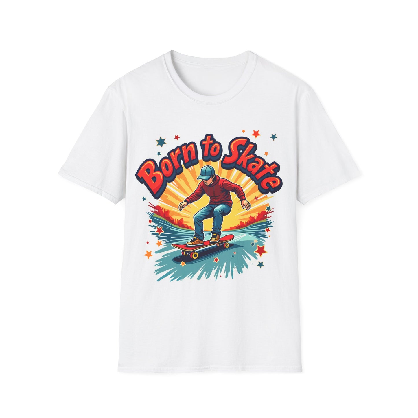 Born To Skate With Starburst T-Shirt