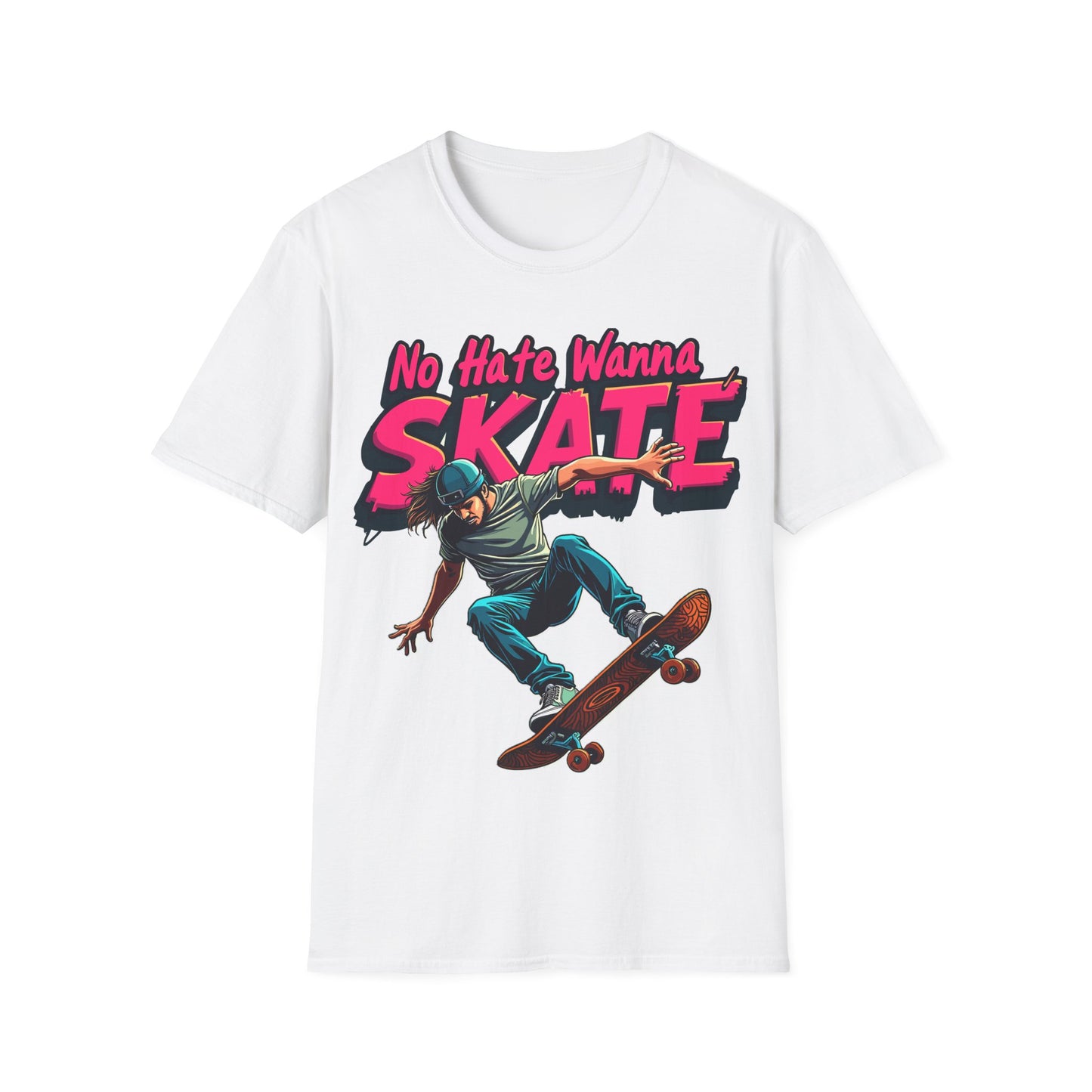 No Hate Wanna Skate T-Shirt