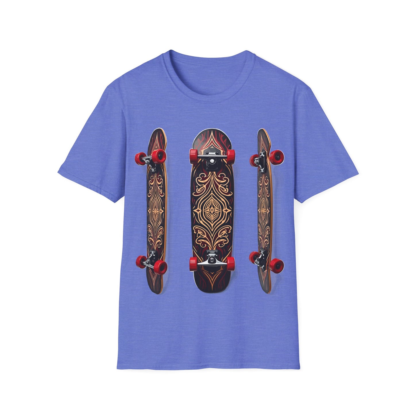 Three Tribal Wood Skateboards T-Shirt