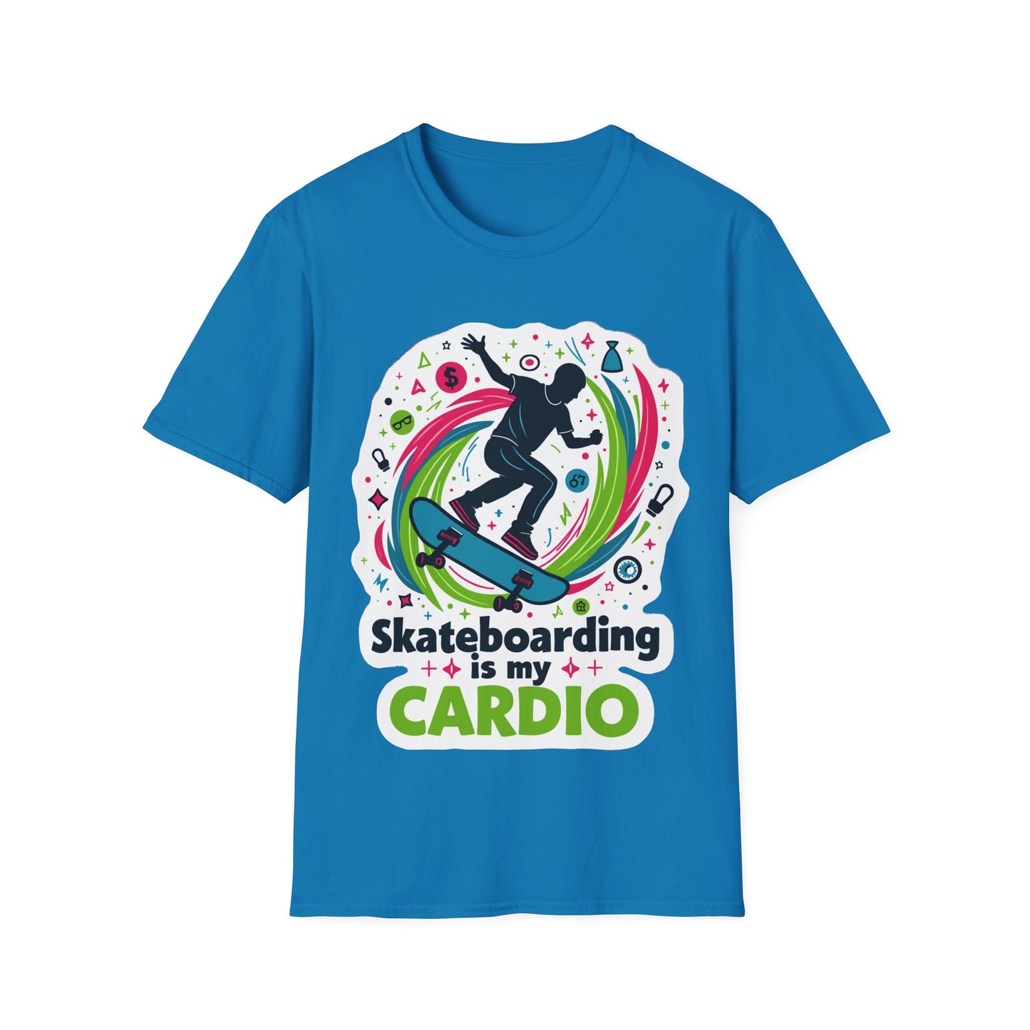 Skateboarding Is My Cardio T-Shirt