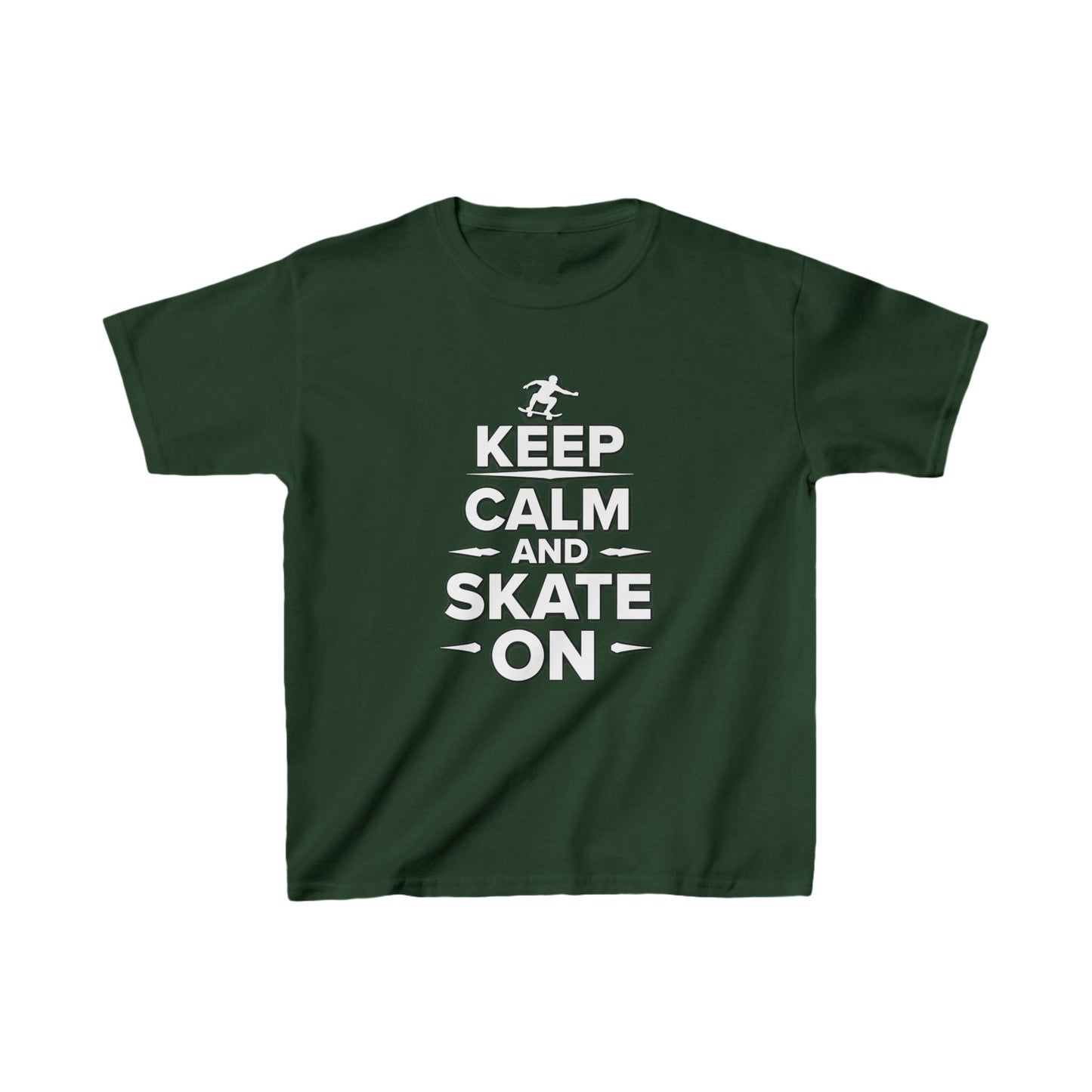 Keep Calm And Skate On Kid's Tee