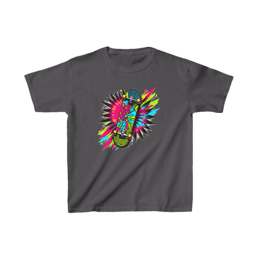 Neon Skateboard Kid's Tee