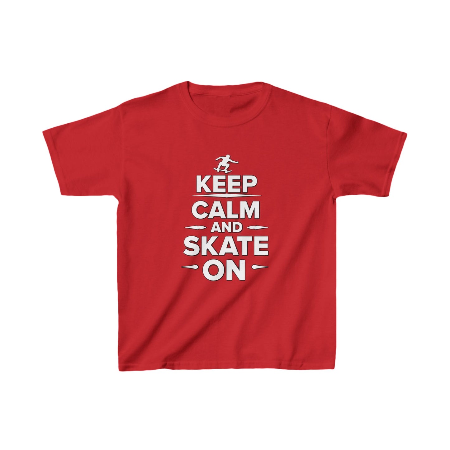 Keep Calm And Skate On Kid's Tee