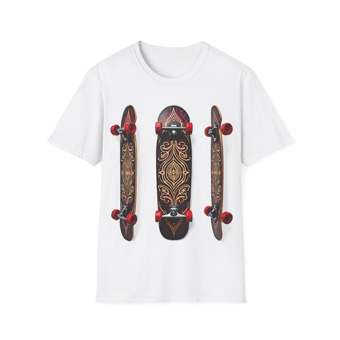 Three Tribal Wood Skateboards T-Shirt