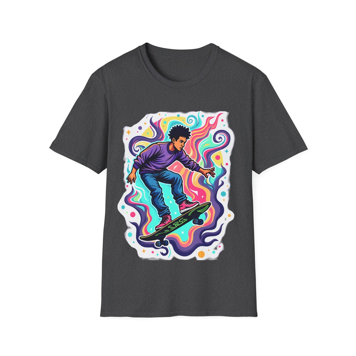 Psychedelic Skateboarder T-Shirt