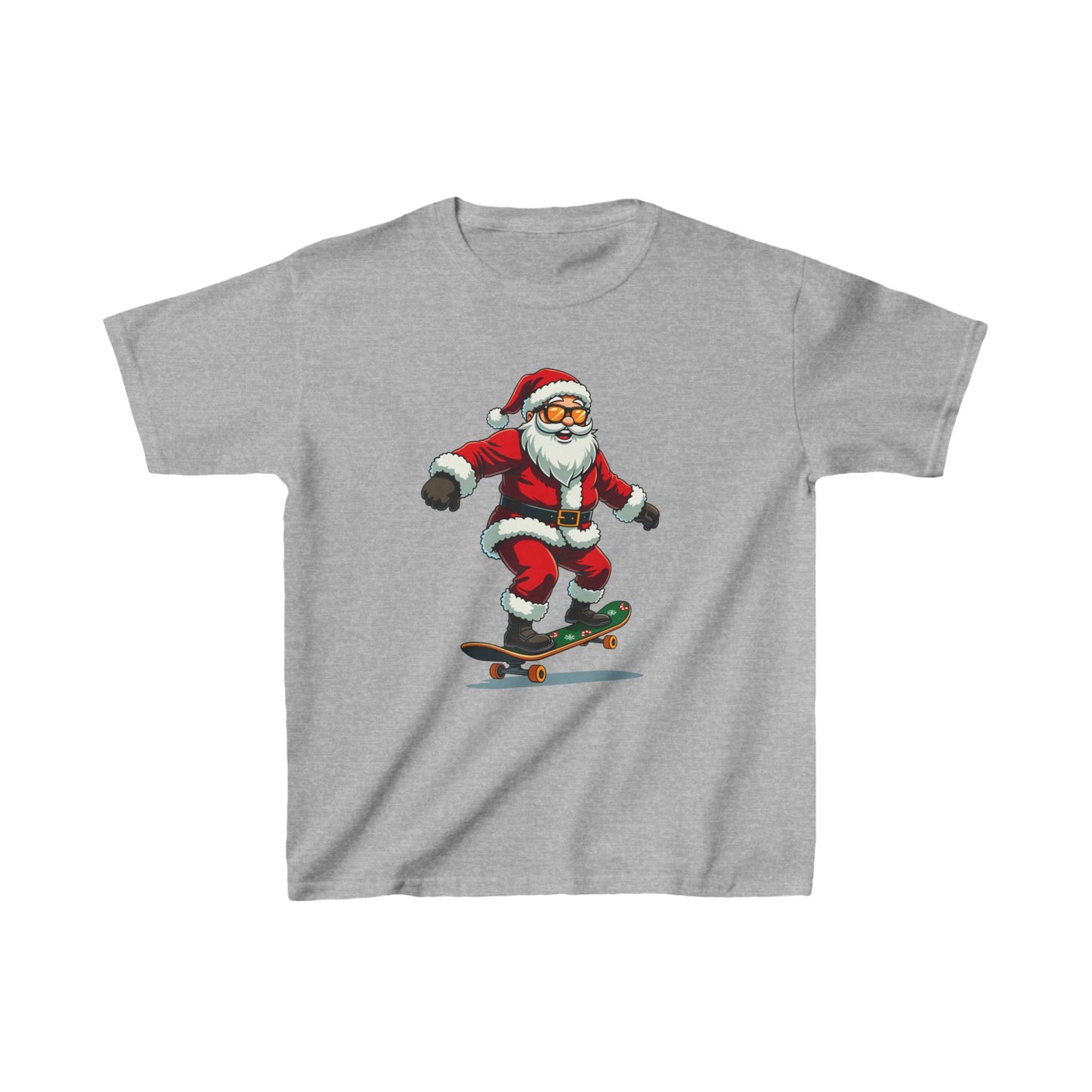 Santa Skateboarding Kid's Tee