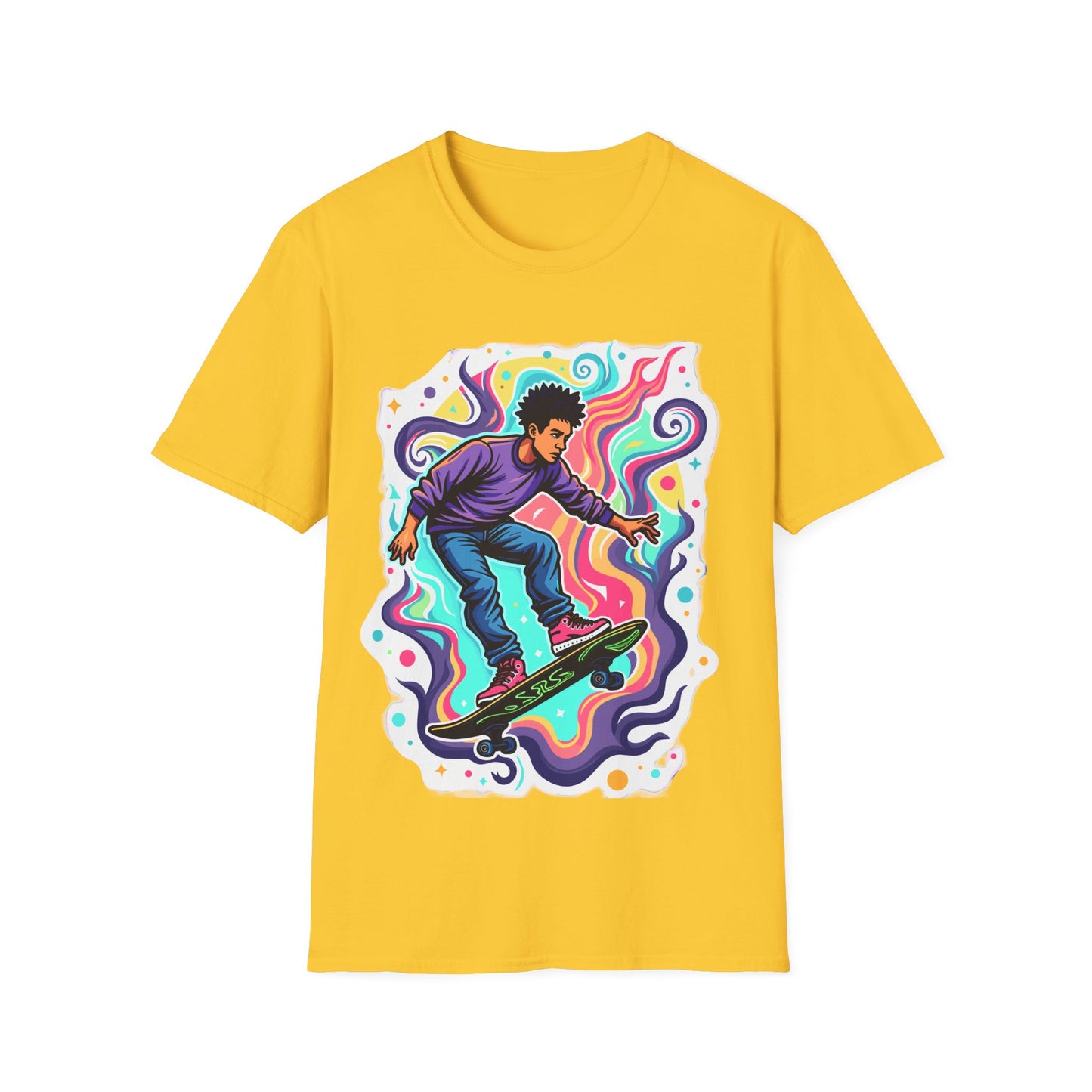 Psychedelic Skateboarder T-Shirt