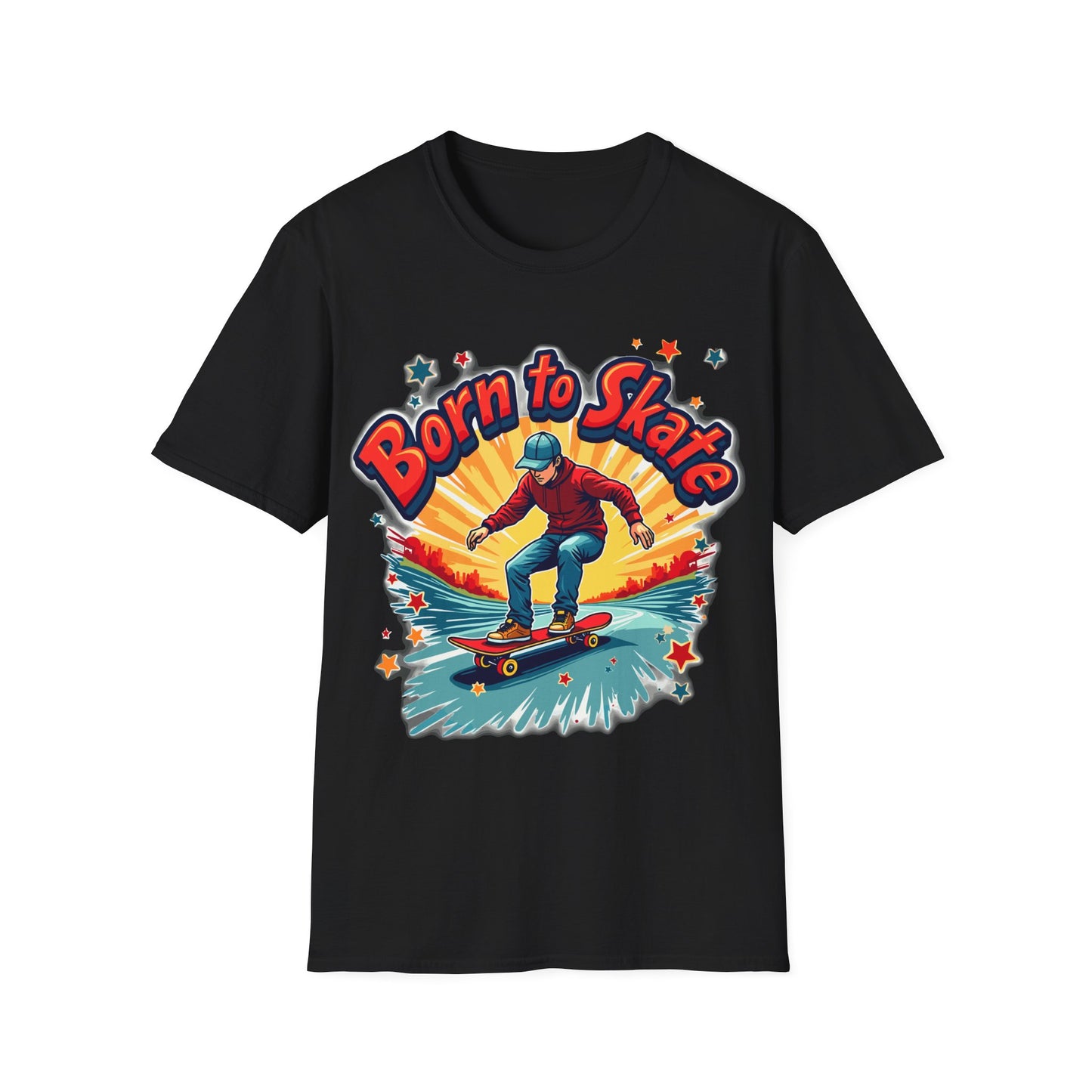 Born To Skate With Starburst T-Shirt