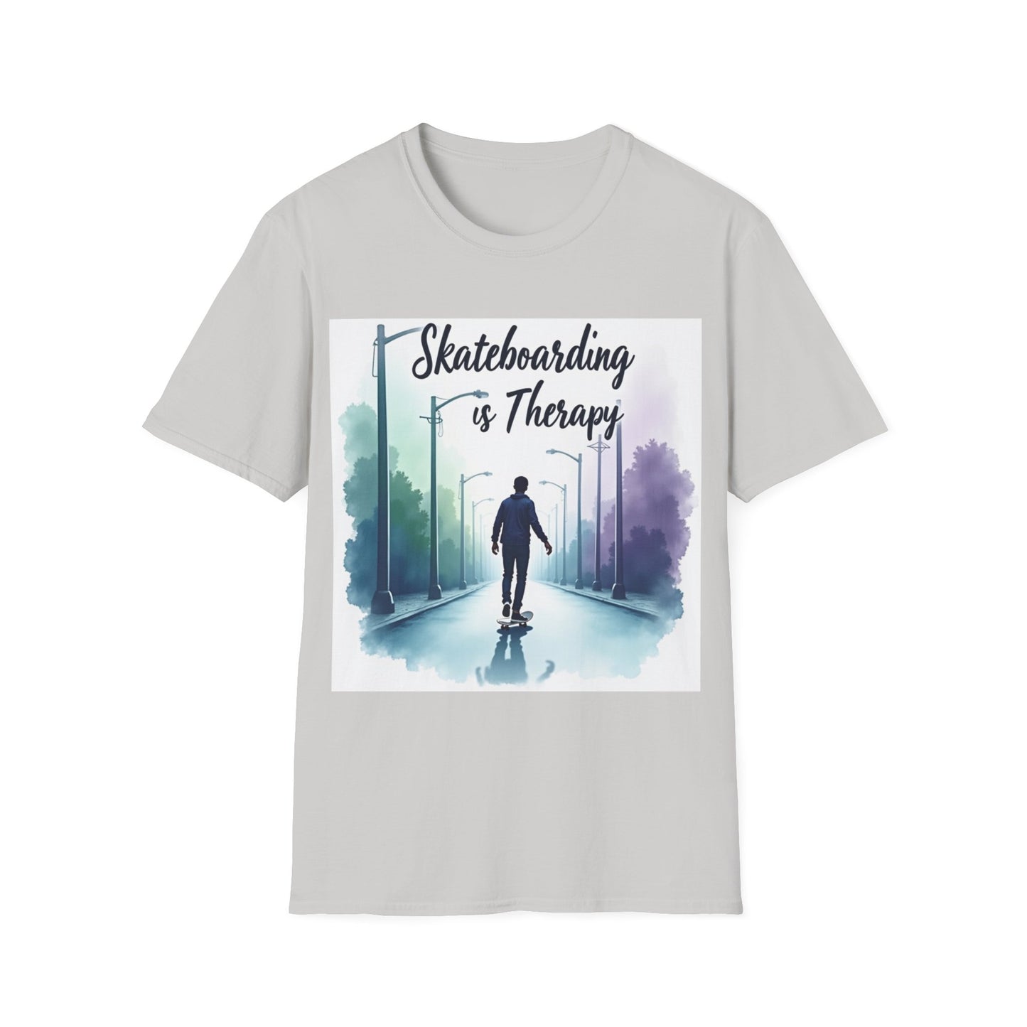 Skateboarding Is Therapy T-Shirt