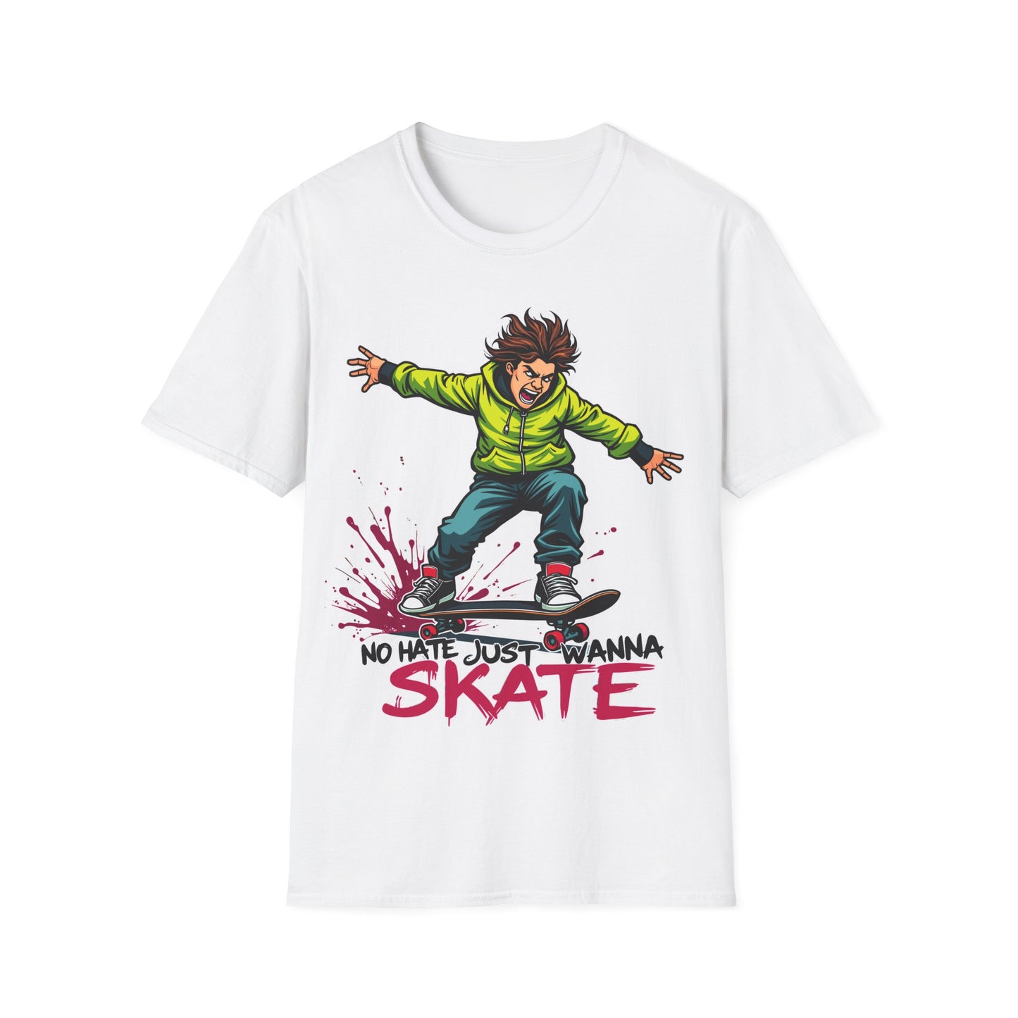 No Hate Just Wanna Skate T-Shirt