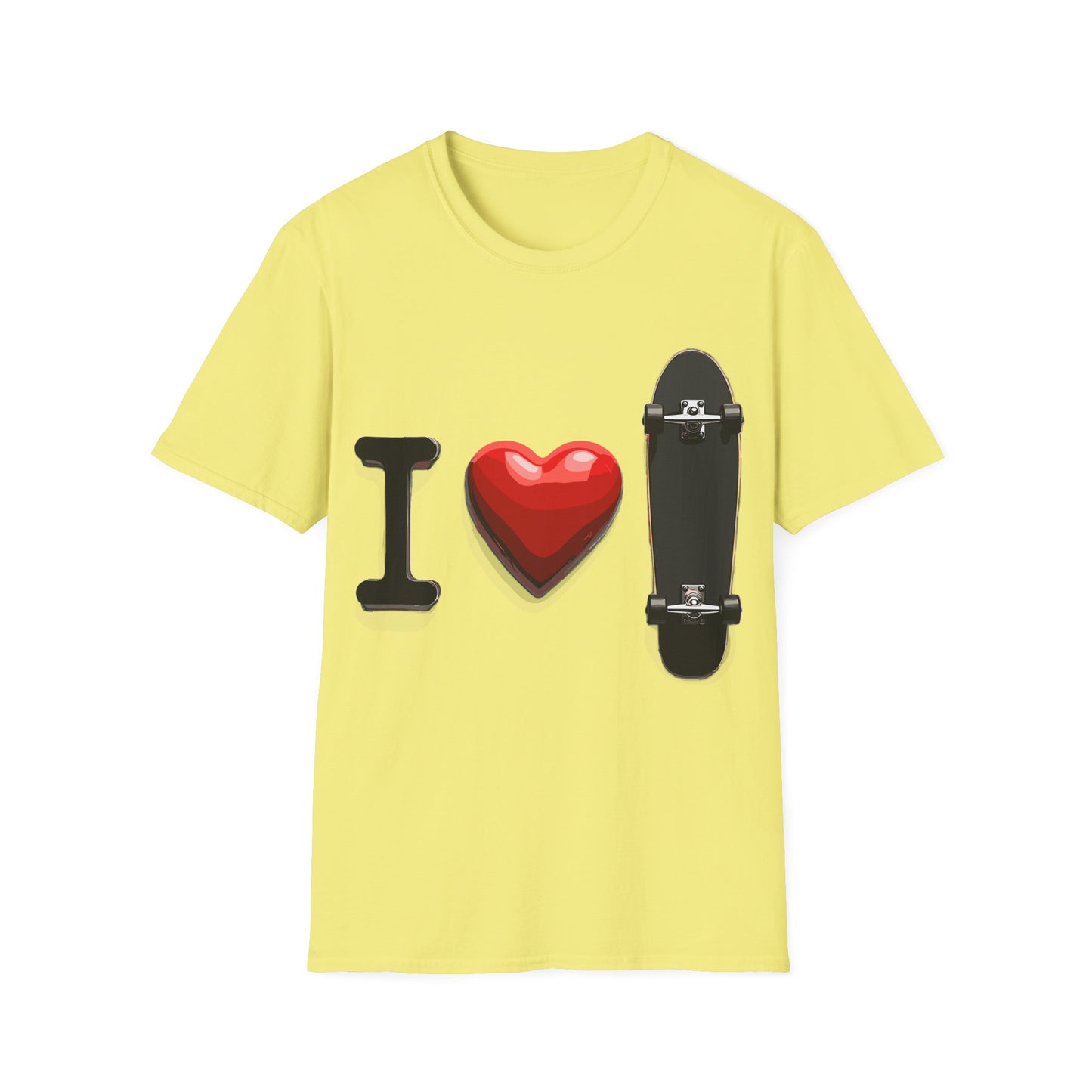 I Love Skateboard T-Shirt