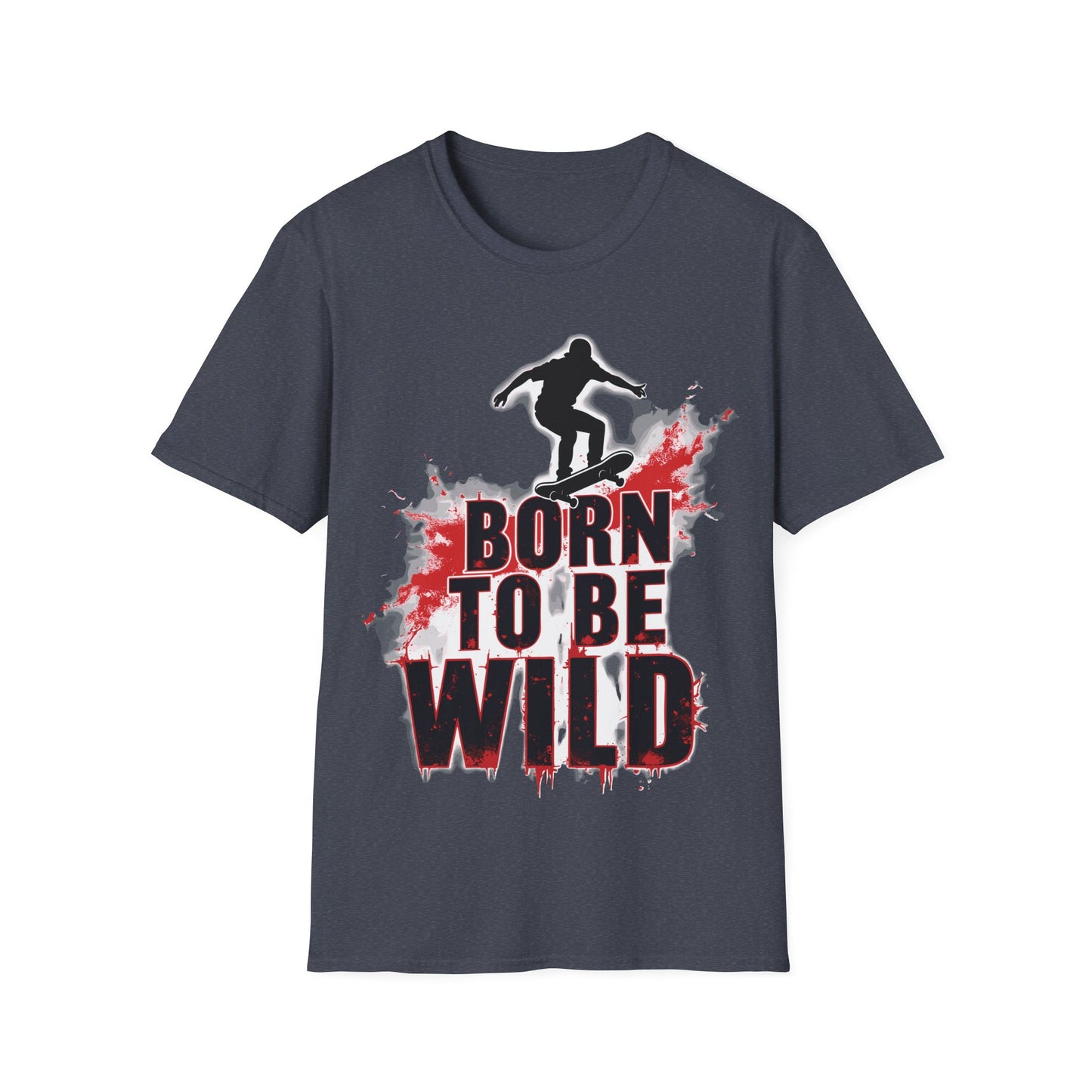 Born To Be Wild Red Drips T-Shirt