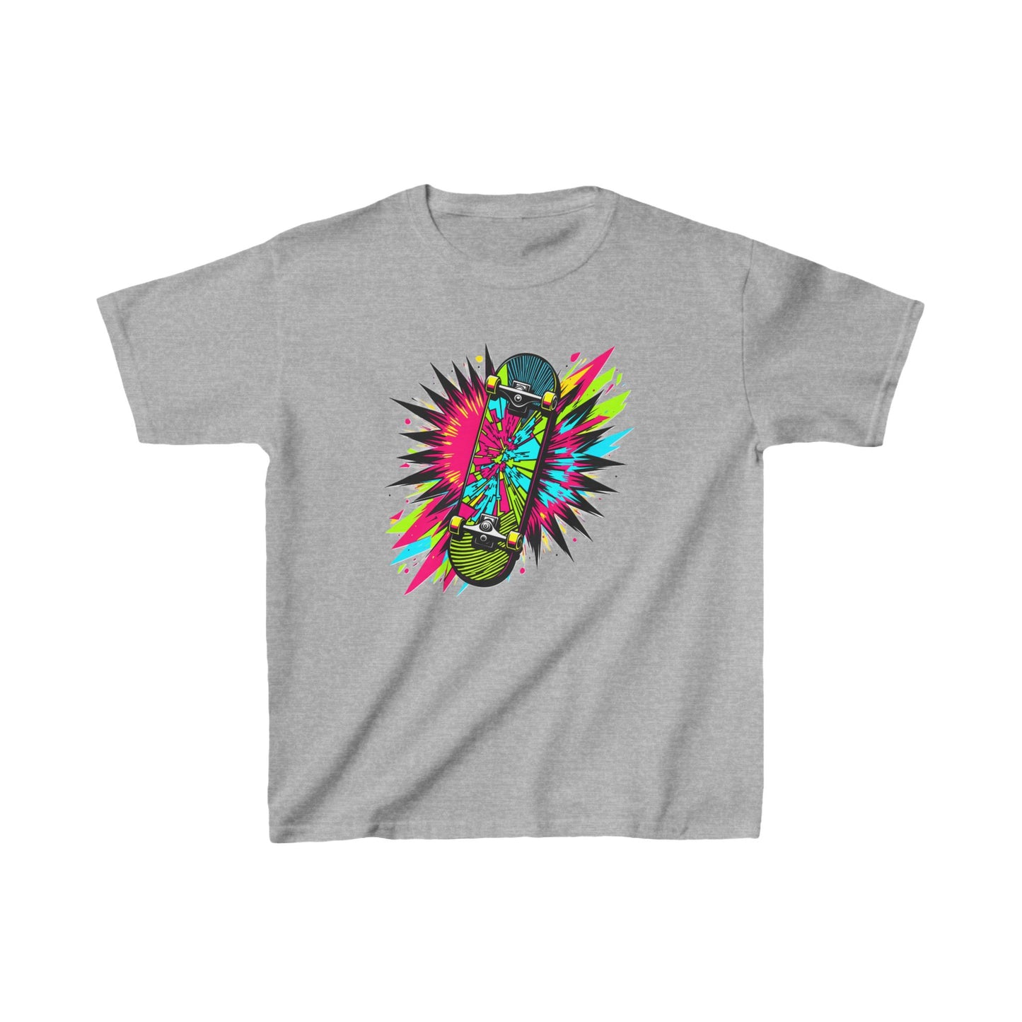 Neon Skateboard Kid's Tee