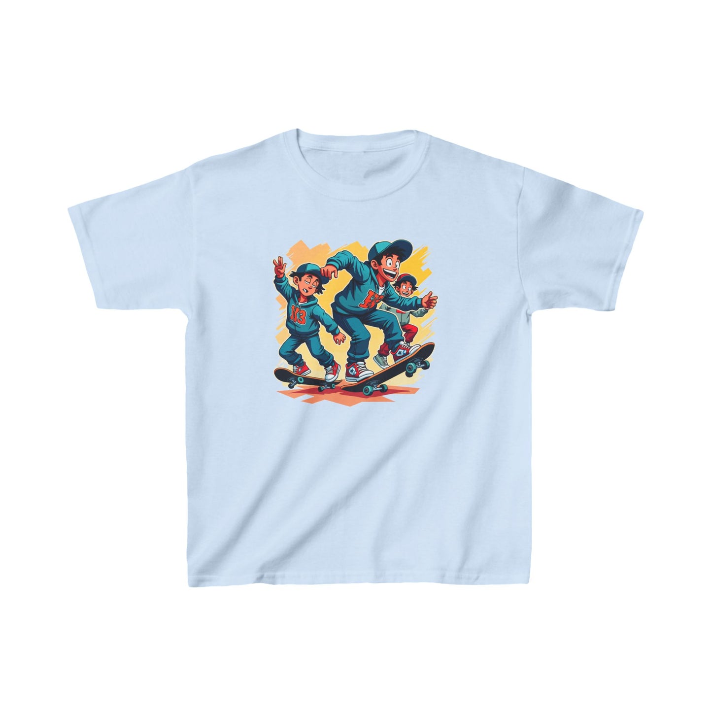 Skateboarding Buddies Kid's Tee