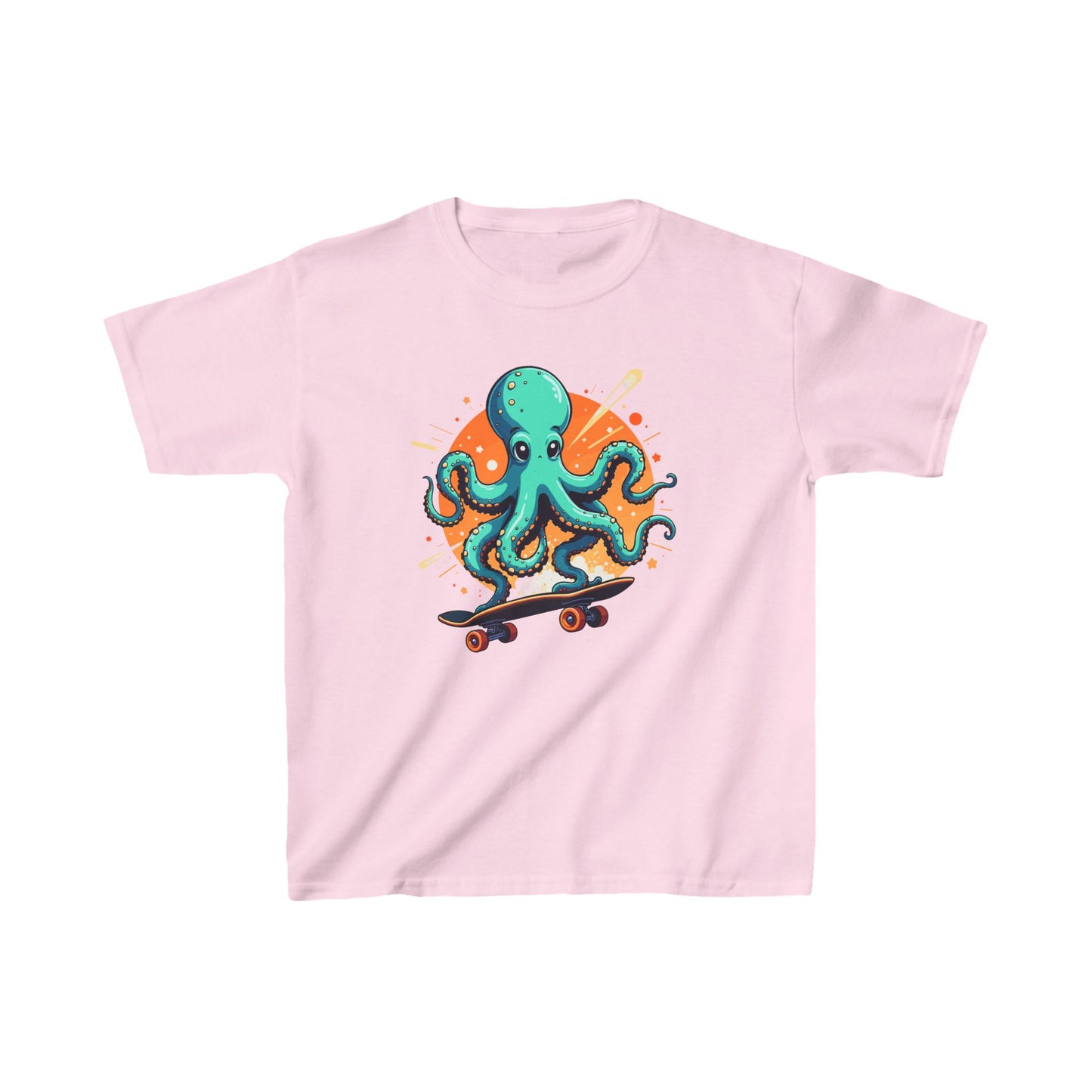 Skateboarding Octopus Kid's Tee